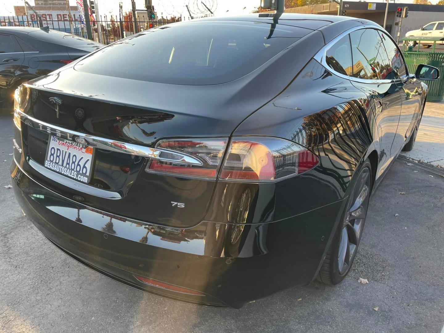 2017 BLACK /BLACK Tesla Model S (5YJSA1E19HF) , located at 744 E Miner Ave, Stockton, CA, 95202, (209) 944-5770, 37.956863, -121.282082 - Photo#11